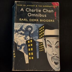 "A CHARLIE CHAN OMNIBUS" BY EARL DERR BIGGERS. THREE COMPLETE NOVEL COLLECTION.